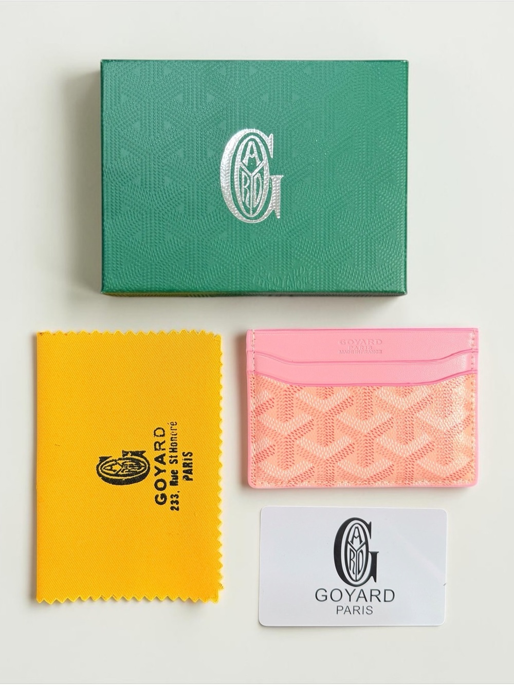 Pink Card Holder - Signature Pattern | NIB - full inclusion